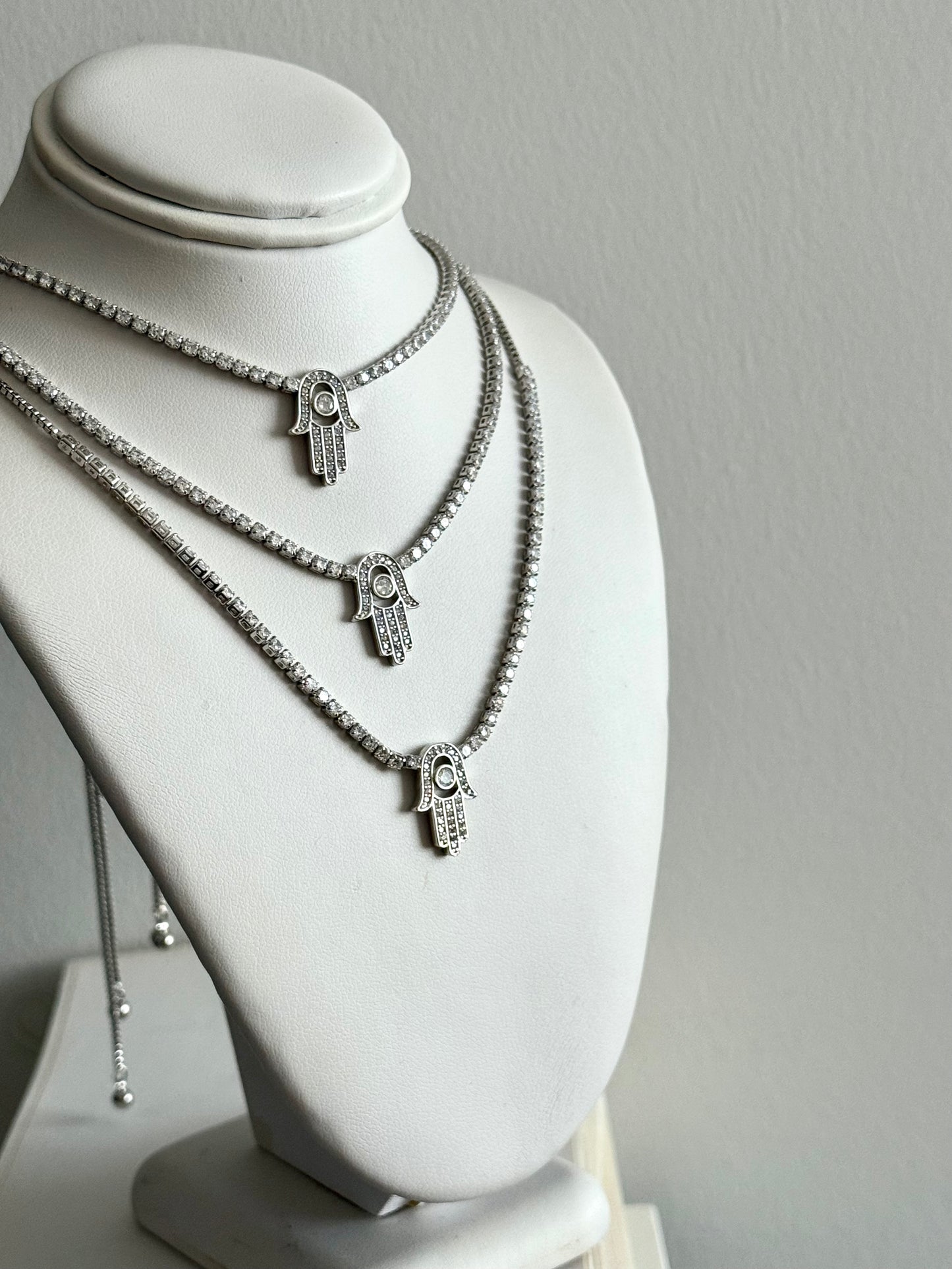 Hamsa Choker Necklace