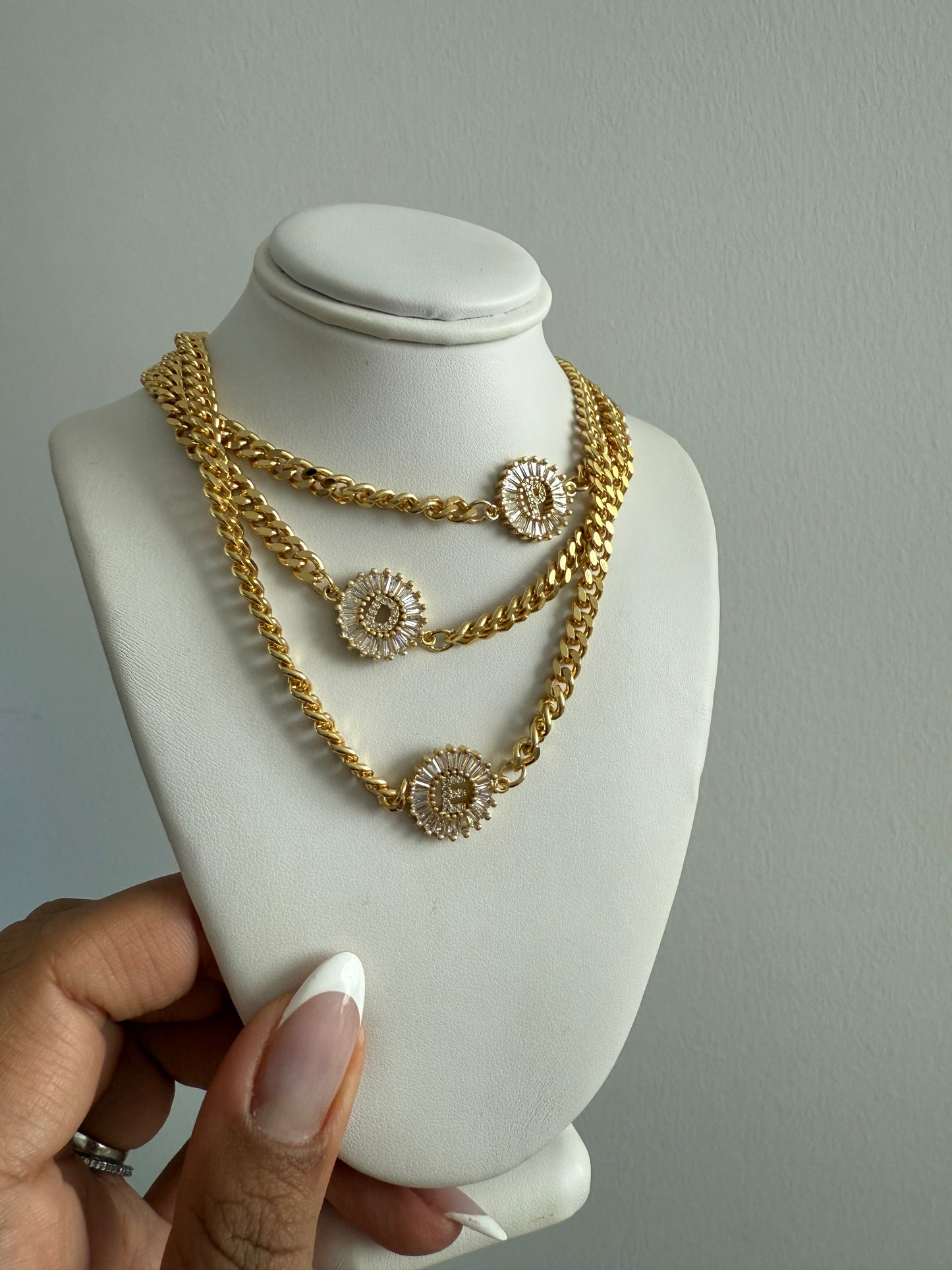 Golden Initial Necklace