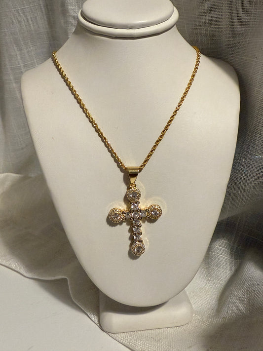 Quinn Cross Necklace