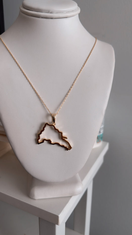 RD Map Necklace
