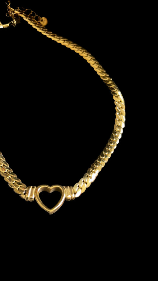 Heart of Gold Necklce