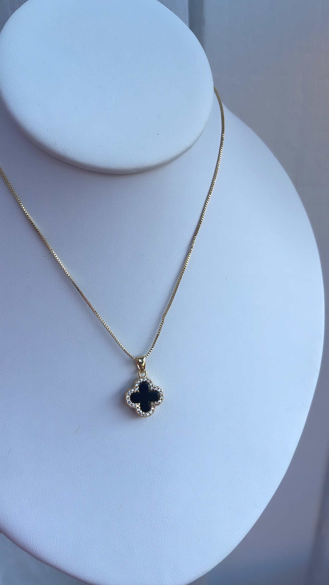 Double Sided Clover Necklace