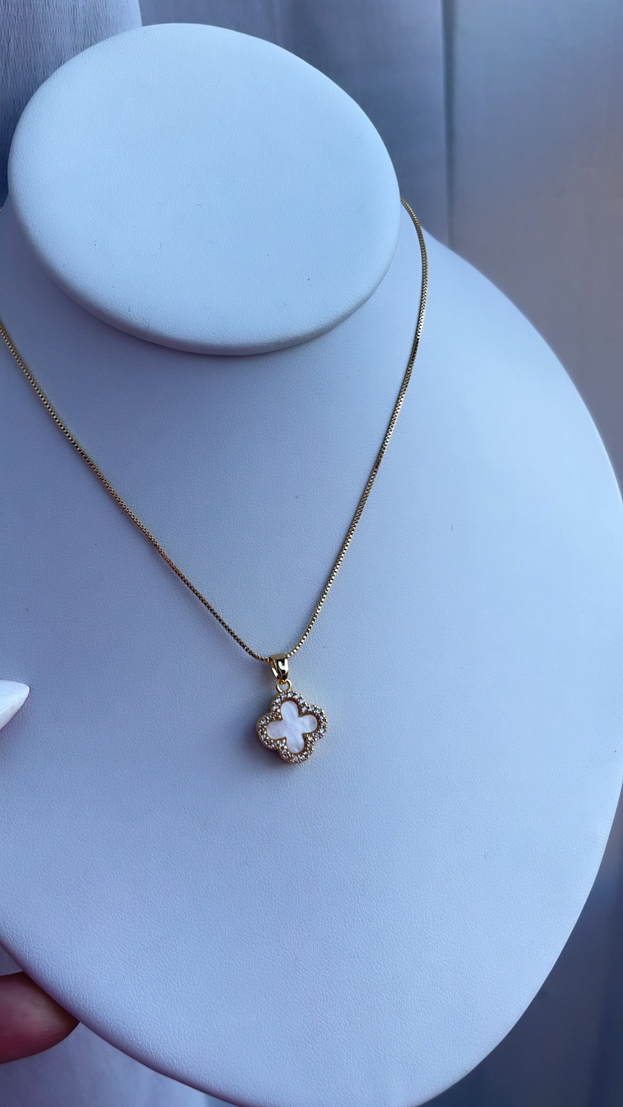 Double Sided Clover Necklace