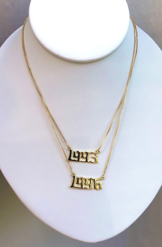 Year Necklace